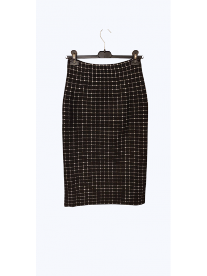 Φούστα πλεκτή καρό