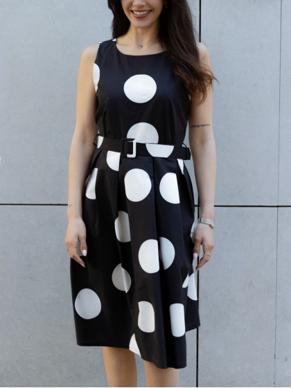 Φόρεμα πουά