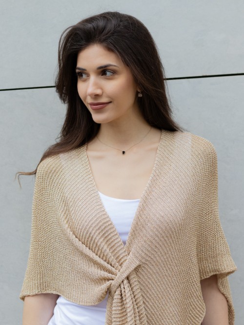 Κάπα πλεκτή lurex