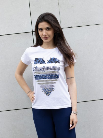 Μπλούζα με στάμπα καρδιά